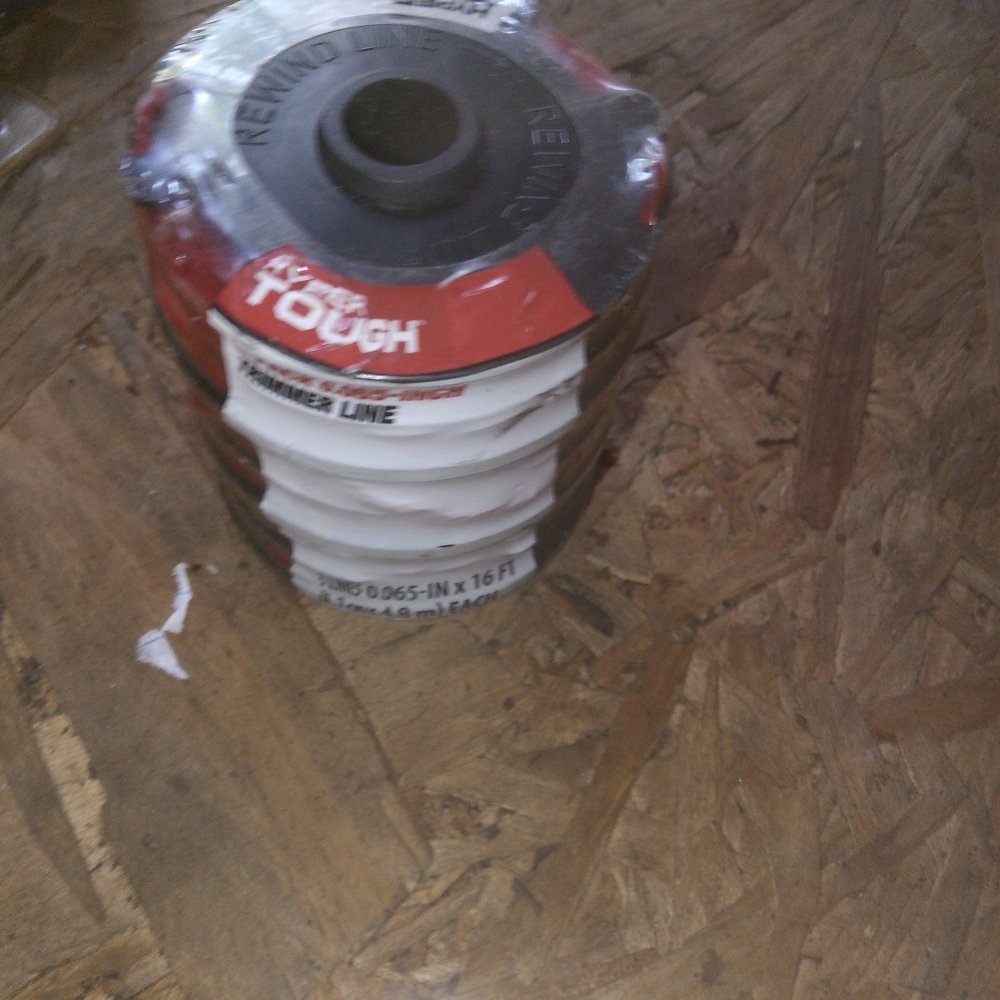 Red and Black Trimmer Line Spool
